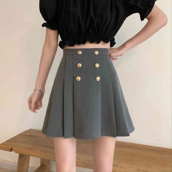 pleated summer short design women skirts sense gray high waist thin a line korean style, Black
pleated summer short design women skirts sense gray high waist thin a line korean style, Black