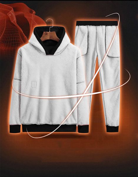 men's tracksuits winter thicken fleece casual s set hoodie pants suit autumn velvet two pieces sportswear 6m40, Gray
men's tracksuits winter thicken fleece casual s set hoodie pants suit autumn velvet two pieces sportswear 6m40, Gray