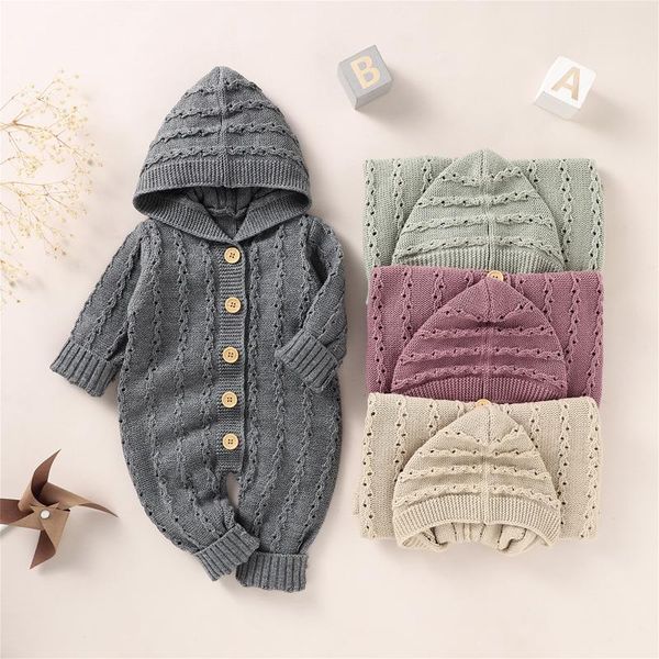jumpsuits toddler jumpsuit solid color knitted hooded long sleeves romper with buttons for 0-18 months baby girls, boys, Blue
jumpsuits toddler jumpsuit solid color knitted hooded long sleeves romper with buttons for 0-18 months baby girls, boys, Blue