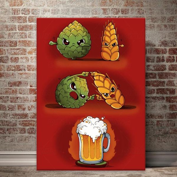 paintings canvas painting modern beer fusion posters wall art picture for cinema kitchen bar cave room decoration poster
paintings canvas painting modern beer fusion posters wall art picture for cinema kitchen bar cave room decoration poster