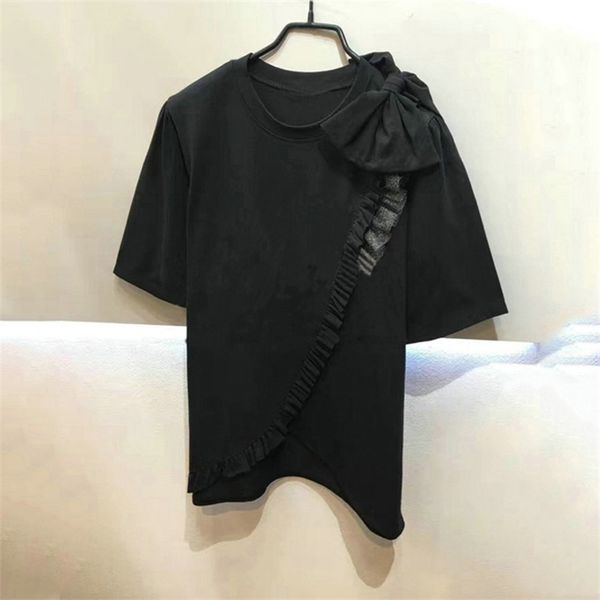fashion big bow designed woman tshirts sweet fungus spliced short sleeve t shirt o-neck summer for women 210514, White
fashion big bow designed woman tshirts sweet fungus spliced short sleeve t shirt o-neck summer for women 210514, White