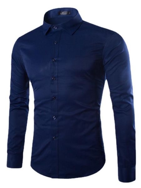 men's casual shirts long-sleeved shirts, solid color business self-cultivation work clothes, White;black
men's casual shirts long-sleeved shirts, solid color business self-cultivation work clothes, White;black