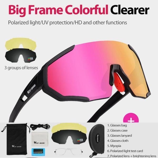 outdoor eyewear colorful anti-uv sunglasses men women hd cycling bicycle glasses polarized myopia windproof goggles equipment
outdoor eyewear colorful anti-uv sunglasses men women hd cycling bicycle glasses polarized myopia windproof goggles equipment