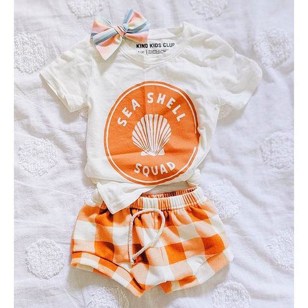 baby clothing sets girls outfits infant clothes kids wear summer short-sleeved letter shell print t-shirts shorts bows headbands 3pcs suits, White
baby clothing sets girls outfits infant clothes kids wear summer short-sleeved letter shell print t-shirts shorts bows headbands 3pcs suits, White