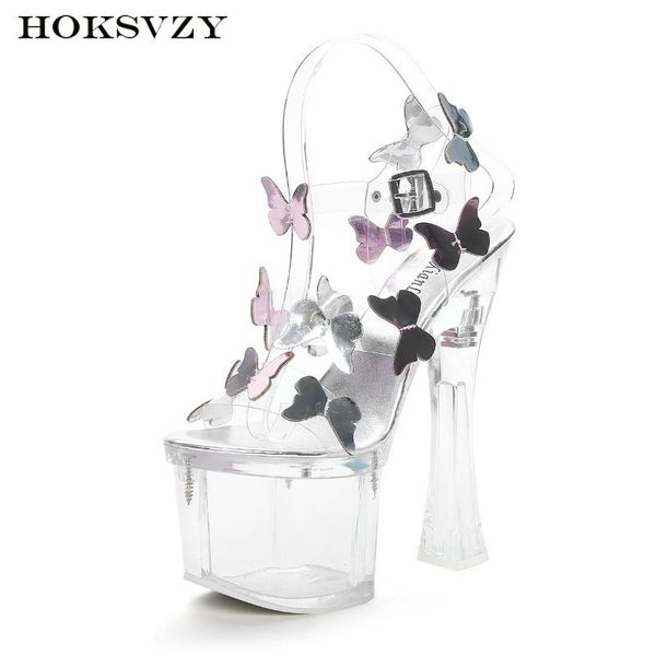 summer nightclub high heel chunky women's shoes transparent crystal butterfly t-stage walk-through sandals, Black
summer nightclub high heel chunky women's shoes transparent crystal butterfly t-stage walk-through sandals, Black