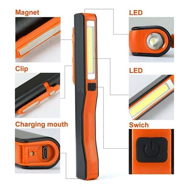 bike lights work lamp with magnetic inspection clip outdoor pen waterproof q1m8
bike lights work lamp with magnetic inspection clip outdoor pen waterproof q1m8