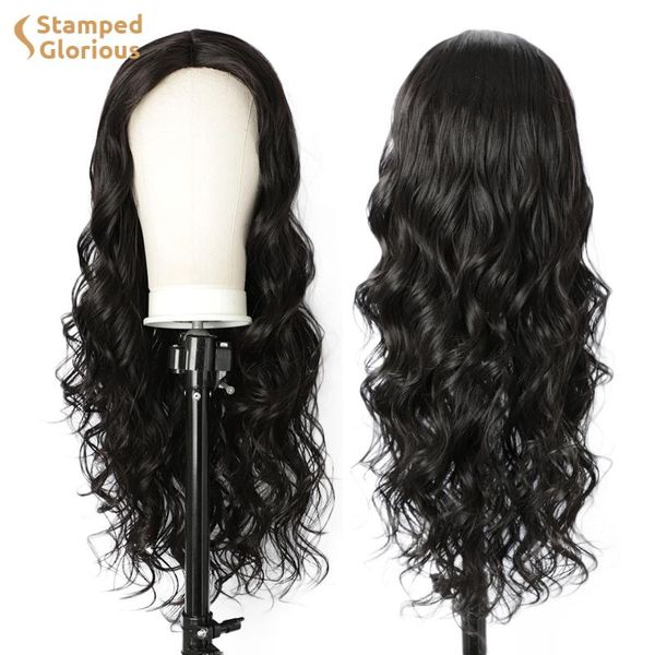 stamped glorious long wavy black wig with baby hair middle part wigs lace hairline for women natural looking full synthetic
stamped glorious long wavy black wig with baby hair middle part wigs lace hairline for women natural looking full synthetic