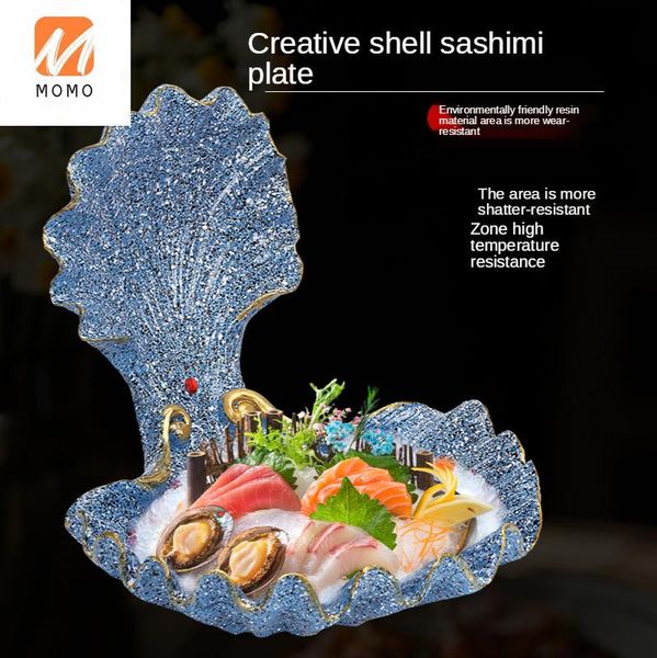 shell conch sashimi plate salmon seafood platter artistic dish ice storage bottles & jars
shell conch sashimi plate salmon seafood platter artistic dish ice storage bottles & jars