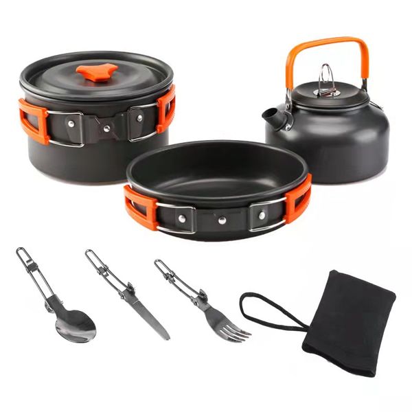cooking sets camping cookware kit outdoor aluminum cooking set water pot pan travelling hiking picnic bbq ultralight tableware
cooking sets camping cookware kit outdoor aluminum cooking set water pot pan travelling hiking picnic bbq ultralight tableware
