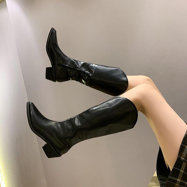 boots women's high-heeled pointed toe fashion winter motorcycle 2021 high heels, Black
boots women's high-heeled pointed toe fashion winter motorcycle 2021 high heels, Black