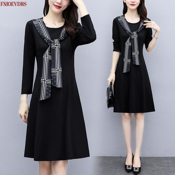 plus size autumn bow tie sweatshirts dress women long sleeve pacthwork striped fenimnie vestidos 5172 casual dresses, Black;gray
plus size autumn bow tie sweatshirts dress women long sleeve pacthwork striped fenimnie vestidos 5172 casual dresses, Black;gray
