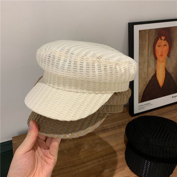 summer new striped, hollow breathable, little fragrance, celebrity navy girl, elegant and versatile octagonal hat girl, Blue;gray
summer new striped, hollow breathable, little fragrance, celebrity navy girl, elegant and versatile octagonal hat girl, Blue;gray