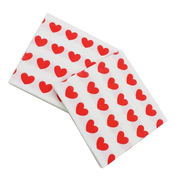 kitchen paper 40pcs heart printed napkins valentine's day towel facial tissue fashion napkin for party banquet daily use
kitchen paper 40pcs heart printed napkins valentine's day towel facial tissue fashion napkin for party banquet daily use
