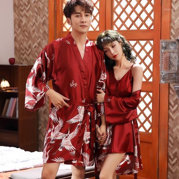 men's sleepwear men luxury print lounge faux silk nightwear comfort silky bathrobes noble dressing gown sleep robes couples, Black;brown
men's sleepwear men luxury print lounge faux silk nightwear comfort silky bathrobes noble dressing gown sleep robes couples, Black;brown