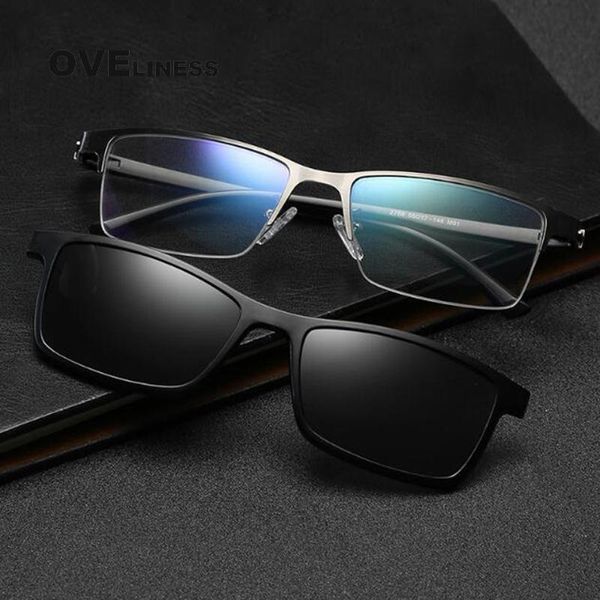 fashion sunglasses frames 2021 brand design 2 in 1 magnet polarized clip glasses frame men optical myopia for eyeglasses eyewear, Black
fashion sunglasses frames 2021 brand design 2 in 1 magnet polarized clip glasses frame men optical myopia for eyeglasses eyewear, Black