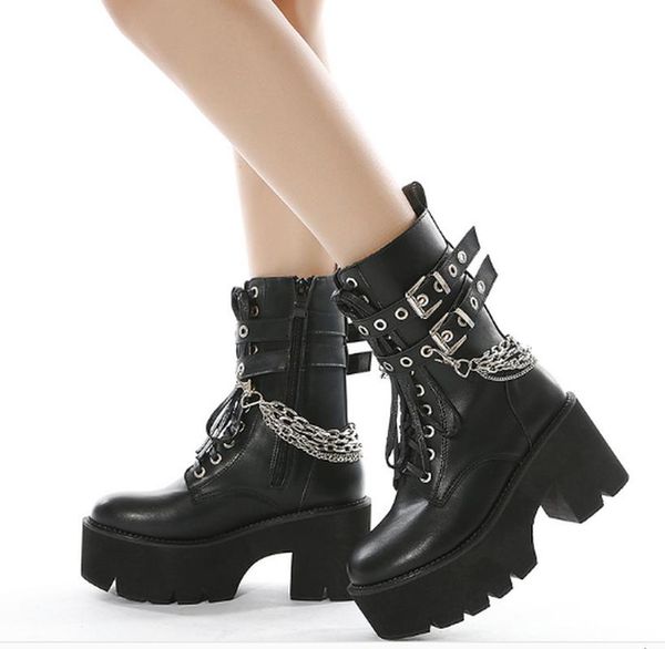 boots lace up chaussure zapatos mujer gladiator shoes woman women ankle high heels pumps girls pu leather plus size bootiesk0182, Black
boots lace up chaussure zapatos mujer gladiator shoes woman women ankle high heels pumps girls pu leather plus size bootiesk0182, Black