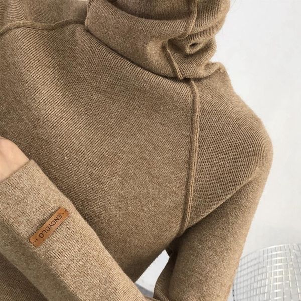 turtleneck thin knitted womens sweater outerwear long sleeve slim fit solid color pullover fashion winter women 2021, White;black
turtleneck thin knitted womens sweater outerwear long sleeve slim fit solid color pullover fashion winter women 2021, White;black
