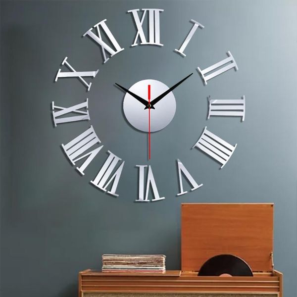 wall clocks 3d diy roman numerals frameless clock surface acrylic mirror stickers home office school decor
wall clocks 3d diy roman numerals frameless clock surface acrylic mirror stickers home office school decor
