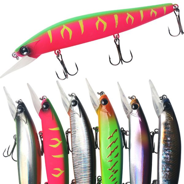 115mm14g three-hook slow sinking mino bionic plastic bait long-range perch cocked-mouth fake hovering bait
115mm14g three-hook slow sinking mino bionic plastic bait long-range perch cocked-mouth fake hovering bait