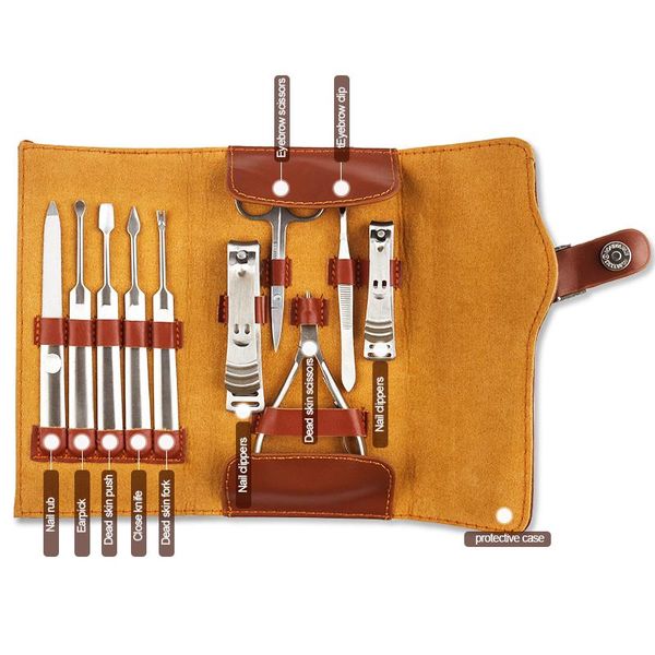 nail art kits 11pcs luxury/deluxe care personal manicure & pedicure set, travel grooming set kit clipper
nail art kits 11pcs luxury/deluxe care personal manicure & pedicure set, travel grooming set kit clipper