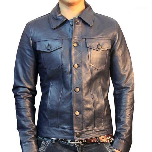 men's leather & faux motorcycle real jacket men vintage classic genuine cow suede coat fashion blue black color brand clothing 2021
men's leather & faux motorcycle real jacket men vintage classic genuine cow suede coat fashion blue black color brand clothing 2021