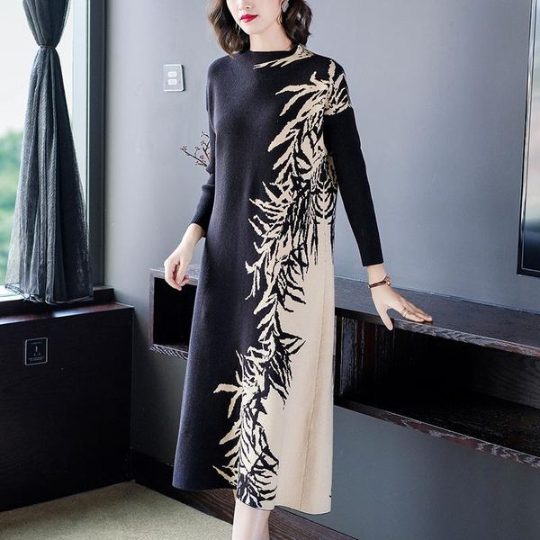 women's sweaters 2021 black knitted cotton thick warm pullovers autumn winter korean vintage casual women elegant bodycon midi dress, White;black
women's sweaters 2021 black knitted cotton thick warm pullovers autumn winter korean vintage casual women elegant bodycon midi dress, White;black