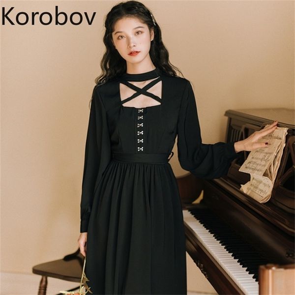 korobov new arrival women solid elegant korean dress summer square collar dress sweet black vestidos mujer 210430, Black;gray
korobov new arrival women solid elegant korean dress summer square collar dress sweet black vestidos mujer 210430, Black;gray