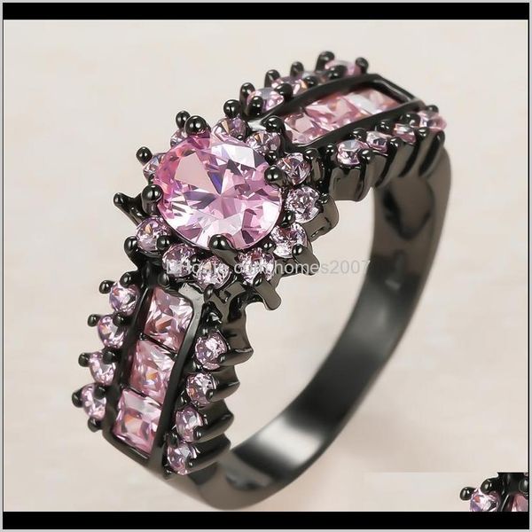 jewelrytrendy female pink crystal stone ring charm 14kt black gold wedding rings for women dainty bride oval zircon engagement drop delivery, Slivery;golden
jewelrytrendy female pink crystal stone ring charm 14kt black gold wedding rings for women dainty bride oval zircon engagement drop delivery, Slivery;golden