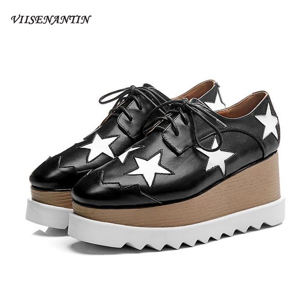 dress shoes viisenantin black five-pointed stars thick bottom casual women platform wedge heel squared toe real leather shoe creepers
dress shoes viisenantin black five-pointed stars thick bottom casual women platform wedge heel squared toe real leather shoe creepers