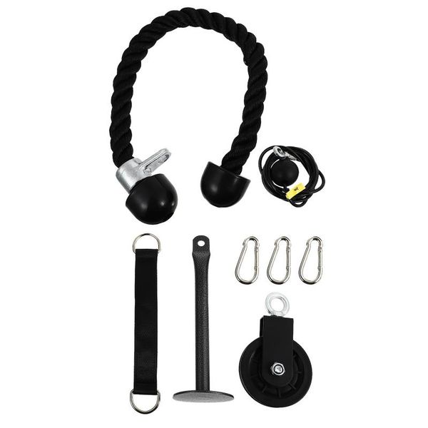 accessories 1 set of tricep rope down cable machine trainer exerciser