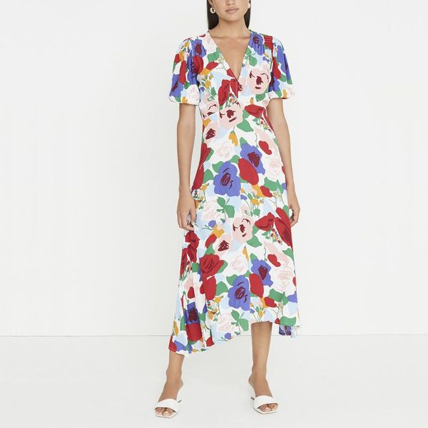 casual dresses summer women's dress flower print v-neck short sleeve vestidos, Black;gray
casual dresses summer women's dress flower print v-neck short sleeve vestidos, Black;gray