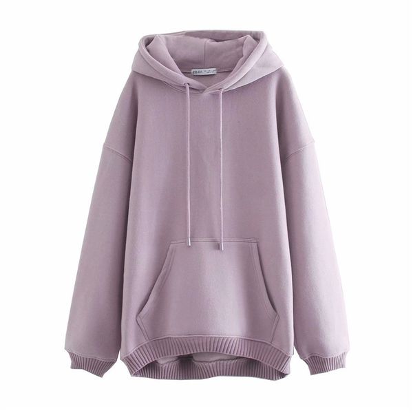 evfer women autumn winter casual za solid long hoodies chic ladies drawstring hooded collar purple pullover girls loose outwear 210421, Black
evfer women autumn winter casual za solid long hoodies chic ladies drawstring hooded collar purple pullover girls loose outwear 210421, Black