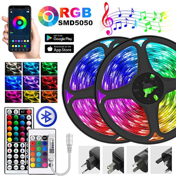 strips led strip light 2m-30m rgb flexible ribbon tape room decoration neon lamps set diode wall backlight 12v with adapter
strips led strip light 2m-30m rgb flexible ribbon tape room decoration neon lamps set diode wall backlight 12v with adapter
