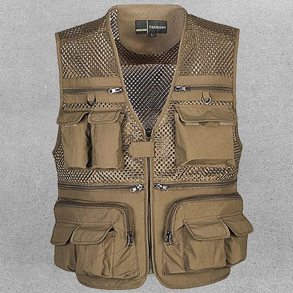 men's vests waistcoat vest jacket men multi-pocket classic male sleeveless coat outdoor pographer fishing jackets 5xl travel clothes, Black;white
men's vests waistcoat vest jacket men multi-pocket classic male sleeveless coat outdoor pographer fishing jackets 5xl travel clothes, Black;white