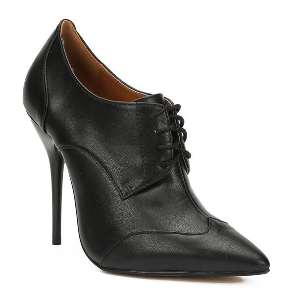 dress shoes pointed toe women pumps 12cm thin high heels pu lace up classics fashion party wedding for 2021, Black
dress shoes pointed toe women pumps 12cm thin high heels pu lace up classics fashion party wedding for 2021, Black