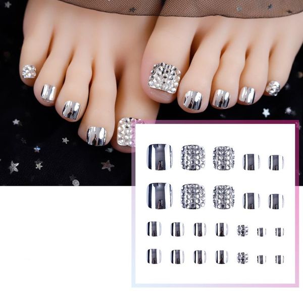 false nails 3d bling shiny glossy toe luxury rhinestone glitter full cover fake art tips women girls summer decor, Red;gold
false nails 3d bling shiny glossy toe luxury rhinestone glitter full cover fake art tips women girls summer decor, Red;gold