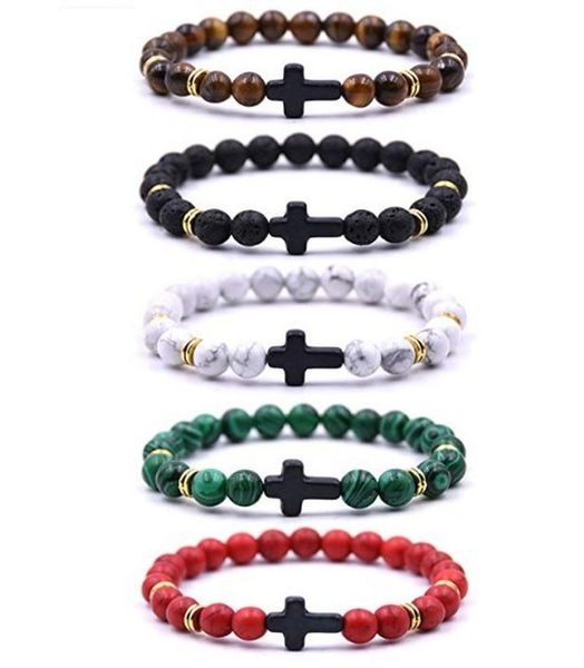 charm bracelets 8mm health tiger's eye volcanic stone cross wristband for men woman magnetite hematite jewelry gift, Golden;silver
charm bracelets 8mm health tiger's eye volcanic stone cross wristband for men woman magnetite hematite jewelry gift, Golden;silver