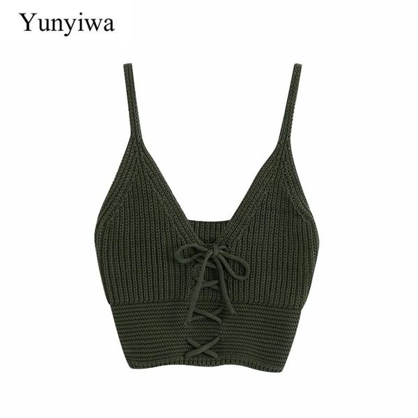 women's vests women v neck lace up bow tied knitting sling sweater female basic spaghetti strap short vest sweaters chic crop s315, Black;white
women's vests women v neck lace up bow tied knitting sling sweater female basic spaghetti strap short vest sweaters chic crop s315, Black;white