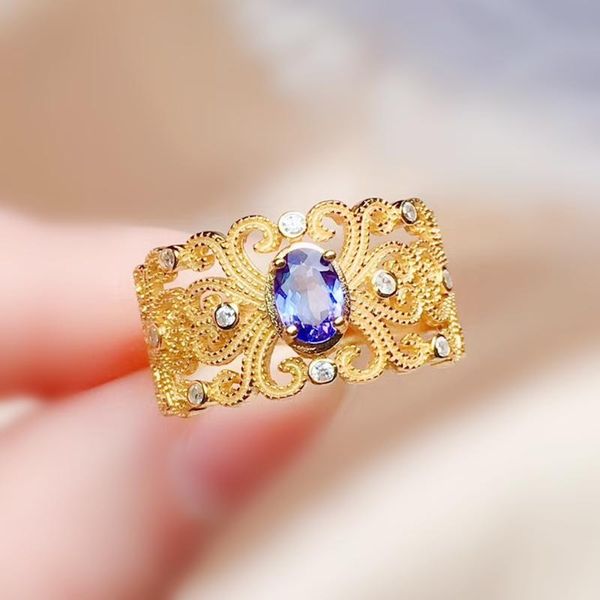 cluster rings per jewelry natural real tanzanite classical ring 4*6mm 0.55ct gemstone 925 sterling silver for men women q20581, Golden;silver
cluster rings per jewelry natural real tanzanite classical ring 4*6mm 0.55ct gemstone 925 sterling silver for men women q20581, Golden;silver