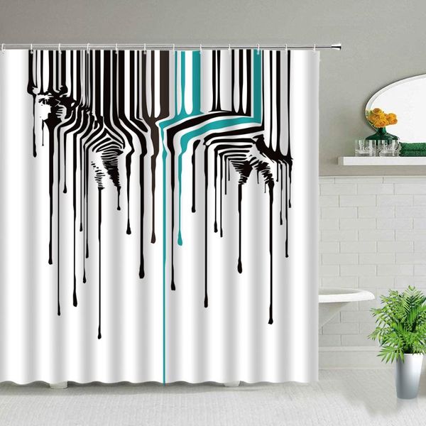abstract zebra stripe pattern shower curtain geometric bath screen waterproof fabric background wall hanging curtains with hooks
abstract zebra stripe pattern shower curtain geometric bath screen waterproof fabric background wall hanging curtains with hooks