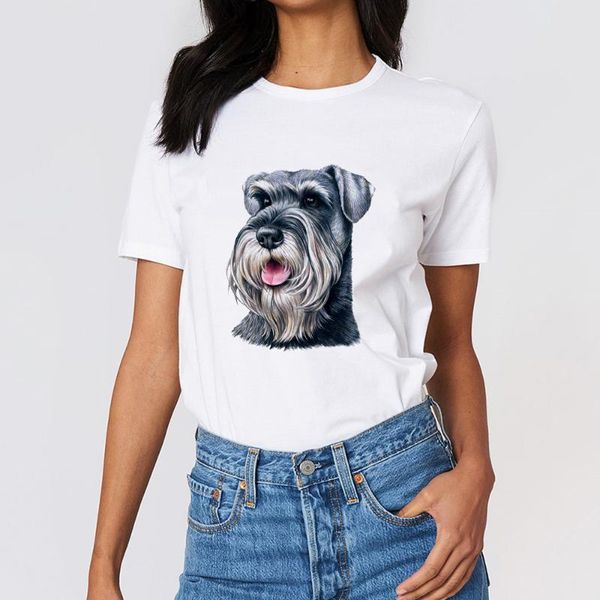 women's t-shirt schnauzer graphic t shirts friends forever tshirt good boy o-neck funny casual oversize hipster short sleeve 2021 whole, White
women's t-shirt schnauzer graphic t shirts friends forever tshirt good boy o-neck funny casual oversize hipster short sleeve 2021 whole, White