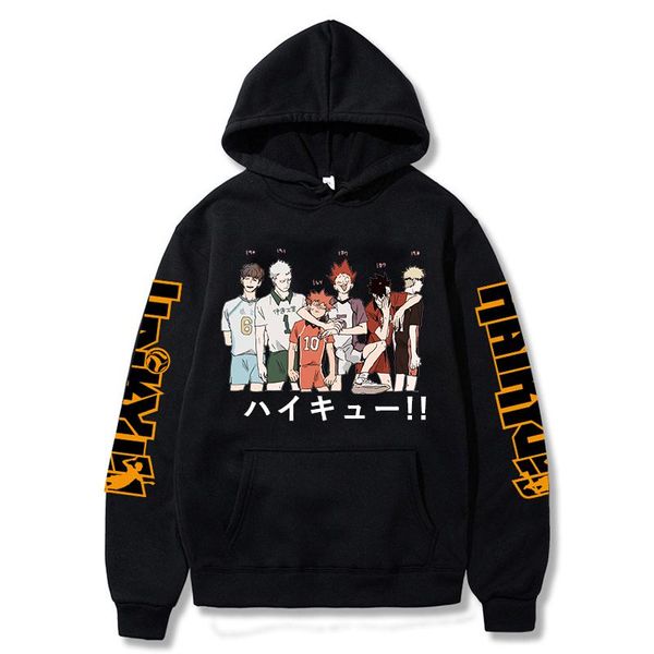 men's hoodies & sweatshirts haikyuu japanese anime hoodie sweatshirt funny cartoon karasuno high school pullover for men women's h, Black
men's hoodies & sweatshirts haikyuu japanese anime hoodie sweatshirt funny cartoon karasuno high school pullover for men women's h, Black
