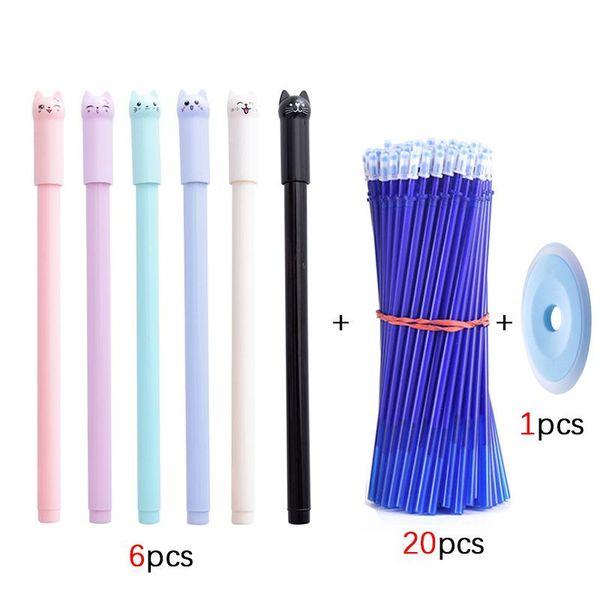 refills 27pcs/set animal erasable pen refill magic gel black blue gel-ink pens for school office writing tools, Black;red
refills 27pcs/set animal erasable pen refill magic gel black blue gel-ink pens for school office writing tools, Black;red