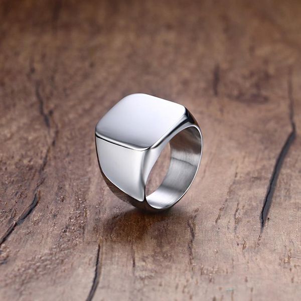 classic stainless steel big square rings for mens polished signet ring biker party jewelry drop wedding, Slivery;golden
classic stainless steel big square rings for mens polished signet ring biker party jewelry drop wedding, Slivery;golden