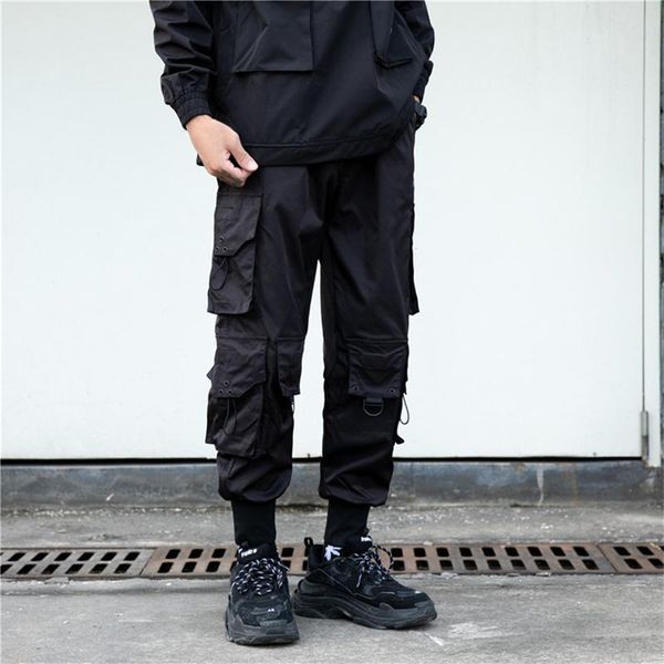 black tactics cargo pants men fashion streetwear joggers pencil big pocket design trousers elastic waist hg091 men's
black tactics cargo pants men fashion streetwear joggers pencil big pocket design trousers elastic waist hg091 men's