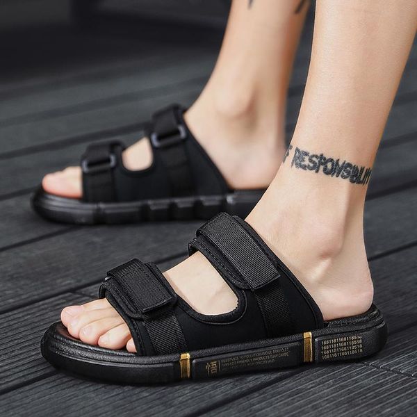 sandals men's shoes summer breathable walking men slippers comfortable fashion outdoor beach mens slides sandalias hombre, Black
sandals men's shoes summer breathable walking men slippers comfortable fashion outdoor beach mens slides sandalias hombre, Black
