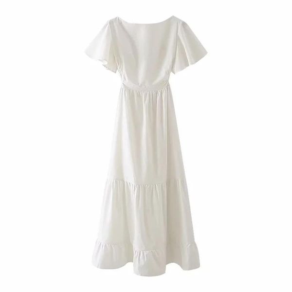 casual dresses summer women backless design white midi dress female flare sleeve clothes lady loose vestido d7551, Black;gray
casual dresses summer women backless design white midi dress female flare sleeve clothes lady loose vestido d7551, Black;gray
