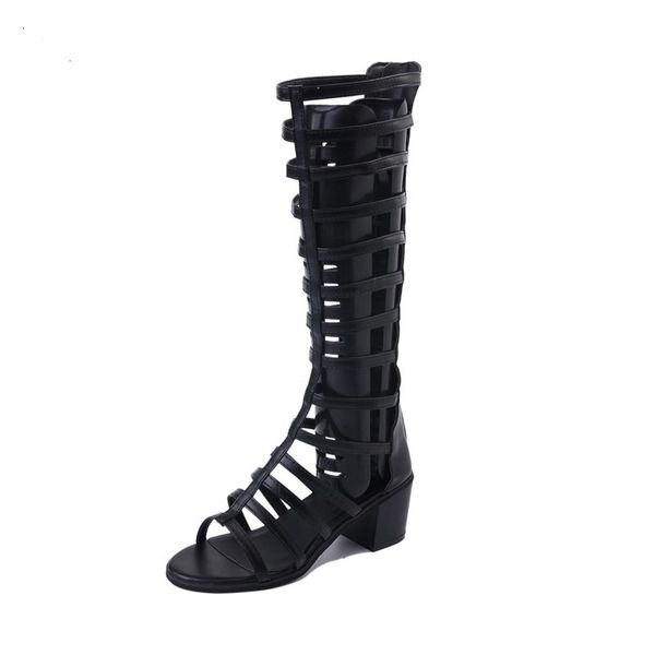 boots bag straps roman sandals female summer korean version with thick retro high-heeled open toe high cchn, Black
boots bag straps roman sandals female summer korean version with thick retro high-heeled open toe high cchn, Black