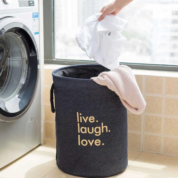 thickened double layer laundry basket cotton linen folding toy storage bucket dirty clothes & organization
thickened double layer laundry basket cotton linen folding toy storage bucket dirty clothes & organization