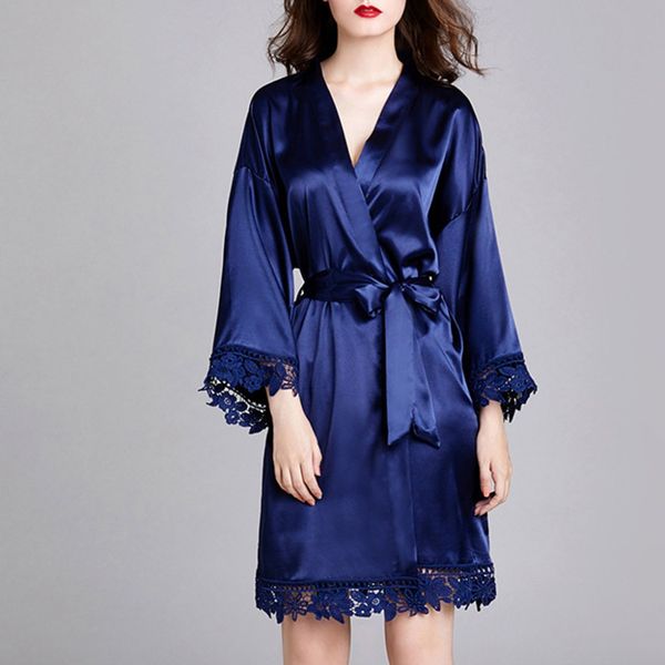 bath robe for women kimono robe simulation silk solid long sleeve high waist sleepwear with belt lingerie clothes, Black;red
bath robe for women kimono robe simulation silk solid long sleeve high waist sleepwear with belt lingerie clothes, Black;red